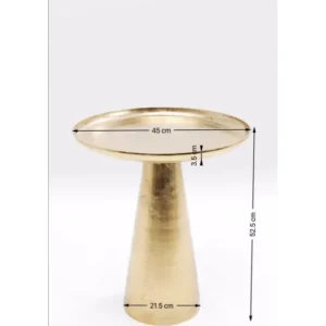 Sale KARE Design Side Table Plateau Uno Brass Ø45cm