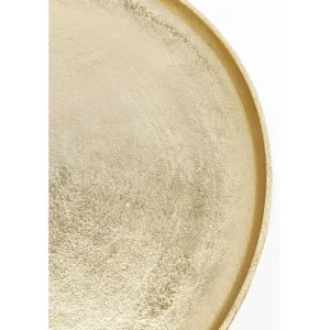 Sale KARE Design Side Table Plateau Uno Brass Ø45cm