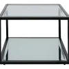 Fashion KARE Design Side Table Quadro Black 50x50cm