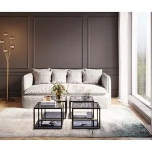 Fashion KARE Design Side Table Quadro Black 50x50cm