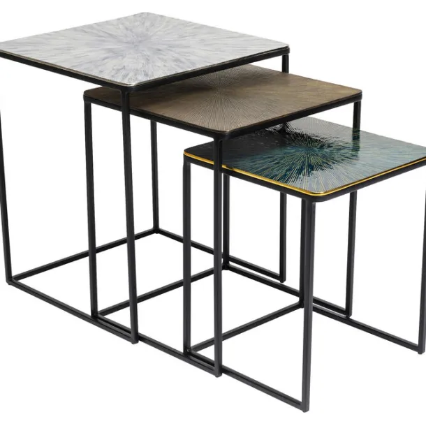 side_table_ray_square_set_3.webp Discount KARE Design Side Table Ray Square (3/Set)