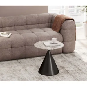 New KARE Design Side Table Rita Black Ø50cm