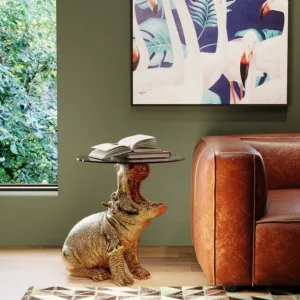 Discount KARE Design Side Table Sitting Hippo Ø48cm