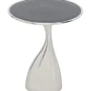 Fashion KARE Design Side Table Spacey Silver Ø36cm