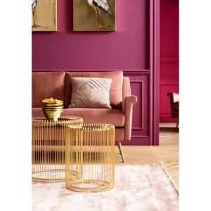 Clearance KARE Design Side Table Wire Brass (2/Set)