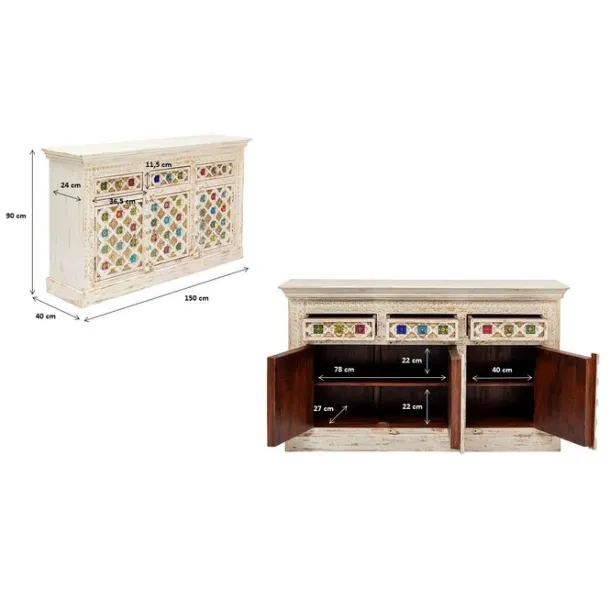 sideboard_bazar_xcm_5.webp Fashion KARE Design Sideboard Bazar 150x90cm