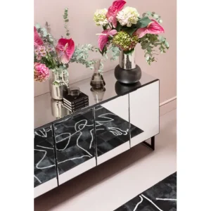 Online KARE Design Sideboard Soran Black 160x45cm