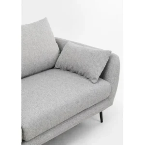 Fashion KARE Design Sofa Amalfi 2-Seater Grey 219cm