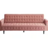 Outlet KARE Design Sofa Bed Milchbar Mauve 219cm