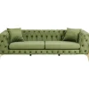Hot KARE Design Sofa Bellissima 3-Seater Velvet Green 240cm