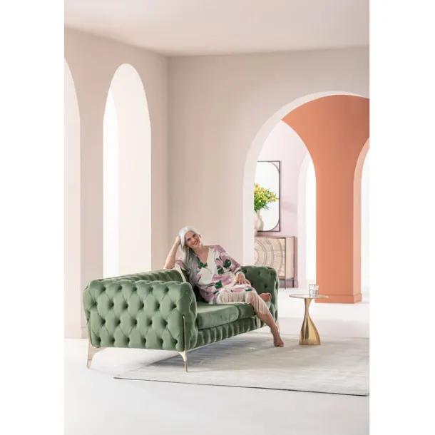 sofa_bellissima_seater_ve_1-1.webp Online KARE Design Sofa Bellissima 2-Seater Velvet Green 200cm
