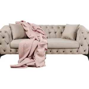 Online KARE Design Sofa Bellissima 2-Seater Velvet Taupe 200cm
