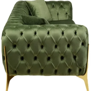 Online KARE Design Sofa Bellissima 2-Seater Velvet Green 200cm