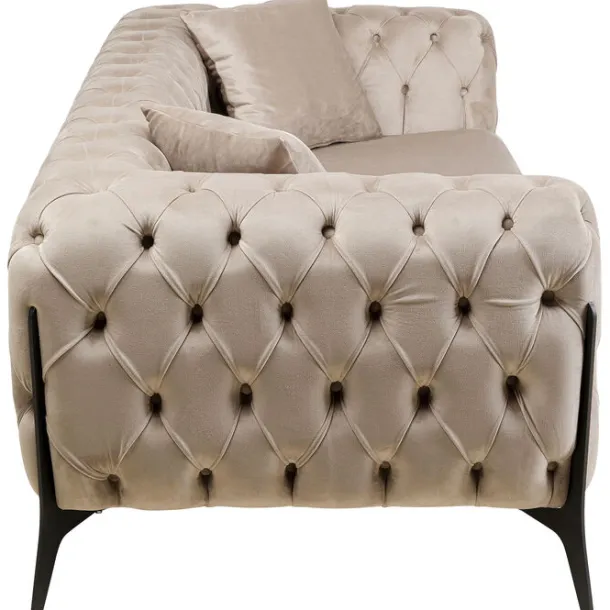 sofa_bellissima_seater_ve_4.webp Online KARE Design Sofa Bellissima 2-Seater Velvet Taupe 200cm