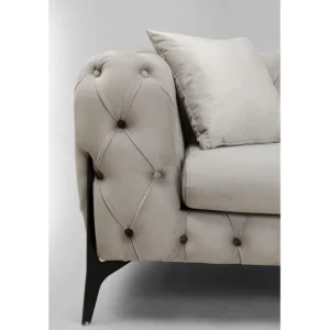 Sale KARE Design Sofa Bellissima 3-Seater Velvet Taupe 240cm