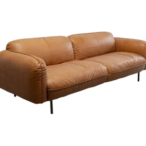 Sale KARE Design Sofa Calgary Smart Leather Light Brown 228cm
