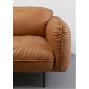 Sale KARE Design Sofa Calgary Smart Leather Light Brown 228cm