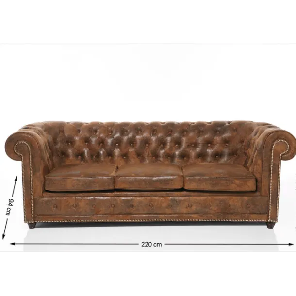 sofa_cambridge_seater_vin_2.webp Fashion KARE Design Sofa Cambridge 3-Seater Vintage Smart