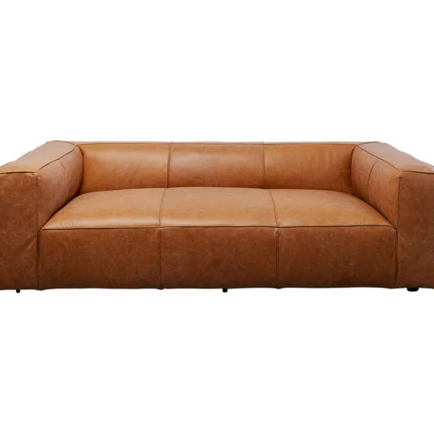 sofa_cubetto_smart_leathe_0.webp Sale KARE Design Sofa Cubetto Smart Leather Light Brown 220cm