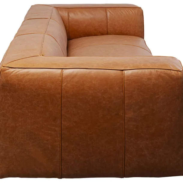 sofa_cubetto_smart_leathe_3.webp Sale KARE Design Sofa Cubetto Smart Leather Light Brown 220cm