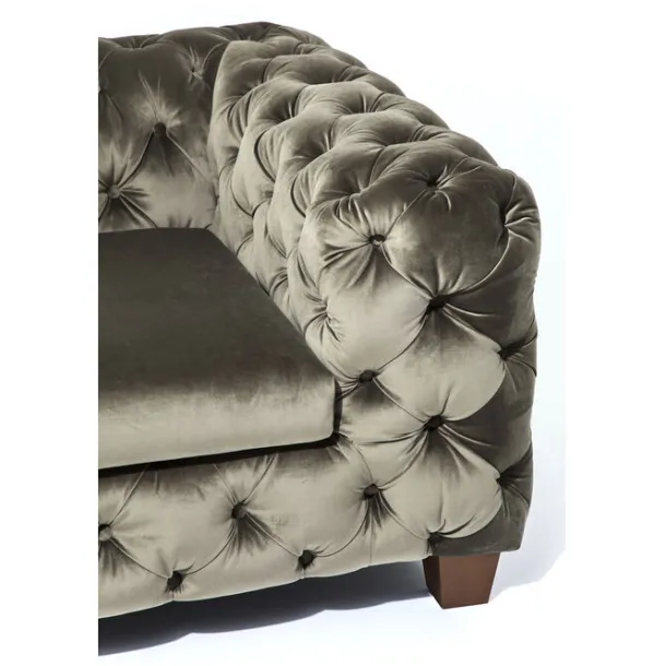 sofa_desire_seater_khaki_5.webp Fashion KARE Design Sofa Desire 3-Seater Khaki