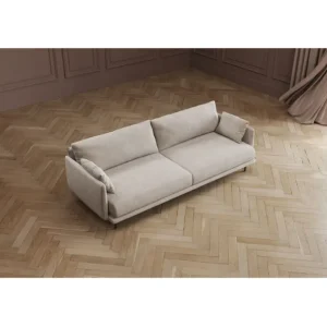 Best KARE Design Sofa Edna 3-Seater Cream 245cm