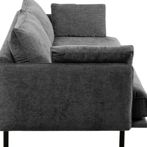 Clearance KARE Design Sofa Edna 3-Seater Grey 245cm