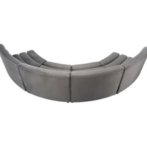 Online KARE Design Sofa Element Wave Grey