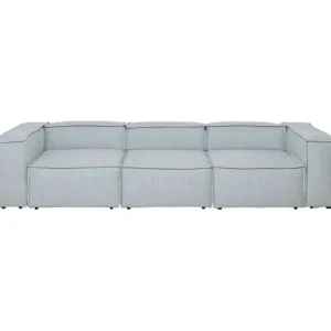 Online KARE Design Sofa Korali Beach Outdoor Light Blue 320cm