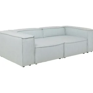 Clearance KARE Design Sofa Korali Beach Outdoor Light Blue 235cm