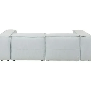 Clearance KARE Design Sofa Korali Beach Outdoor Light Blue 235cm