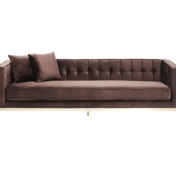 sofa_loft_seater_brown_0.webp Online KARE Design Sofa Loft 3-Seater Brown