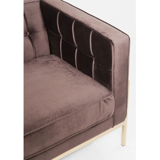 sofa_loft_seater_brown_6.webp Online KARE Design Sofa Loft 3-Seater Brown