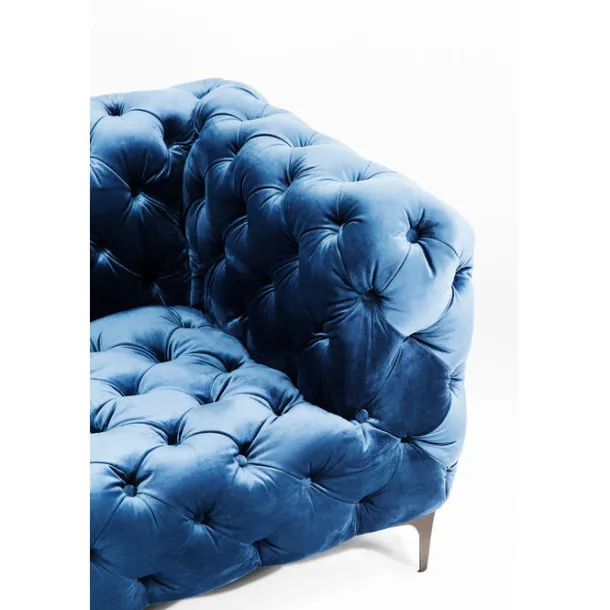 sofa_look_seater_velvet_b_7.webp Fashion KARE Design Sofa Look 2-Seater Velvet Blue
