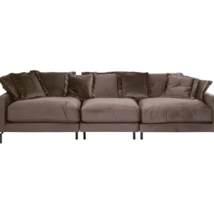 Hot KARE Design Sofa Lullaby 3-Seater Taupe