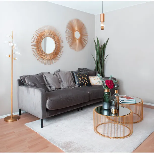 sofa_lullaby_seater_taupe_1.webp Outlet KARE Design Sofa Lullaby 2-Seater Taupe