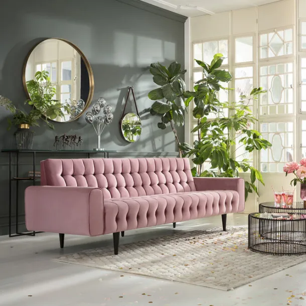 sofa_milchbar_seater_velv_7.webp Best KARE Design Sofa Milchbar 3-Seater Velvet Mauve