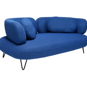 Outlet KARE Design Sofa Peppo 2-Seater Blue 182cm