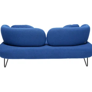 Outlet KARE Design Sofa Peppo 2-Seater Blue 182cm