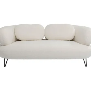 Fashion KARE Design Sofa Peppo 2-Seater White 182cm