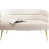 Hot KARE Design Sofa Sandwich 2-Seater Cream 125cm