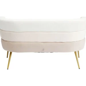 Hot KARE Design Sofa Sandwich 2-Seater Cream 125cm