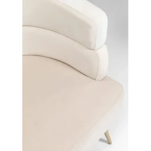 Hot KARE Design Sofa Sandwich 2-Seater Cream 125cm