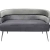 Best KARE Design Sofa Sandwich 2-Seater Grey
