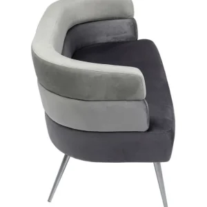 Best KARE Design Sofa Sandwich 2-Seater Grey