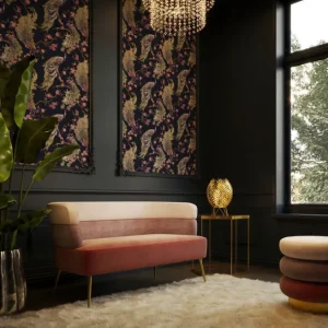 Online KARE Design Sofa Sandwich 2-Seater Mauve