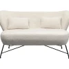 New KARE Design Sofa 2-Seater Jacky Teddy 139cm