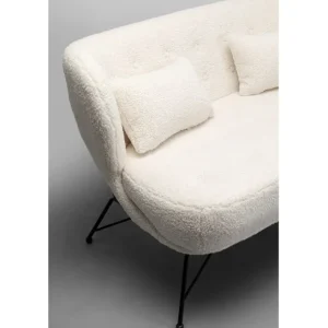 New KARE Design Sofa 2-Seater Jacky Teddy 139cm