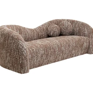 New KARE Design Sofa 2-Seater Livia Melange Brown 201cm
