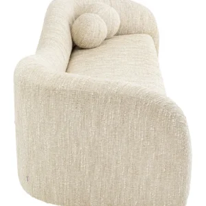 New KARE Design Sofa 3-Seater Livia Melange Cream 261cm